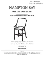 Предварительный просмотр 1 страницы HAMPTON BAY BEACON PARK FRS60698H-STBAC Use And Care Manual