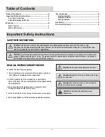 Preview for 2 page of HAMPTON BAY BEACON PARK FRS80812C Use And Care Manual