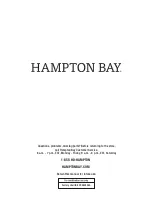 Предварительный просмотр 8 страницы HAMPTON BAY BEACON PARK FRS80938A Use And Care Manual