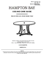 HAMPTON BAY BEACON PARK Use And Care Manual предпросмотр