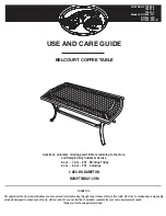 Preview for 8 page of HAMPTON BAY BELCOURT D11334-LSR Use And Care Manual