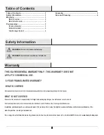 Preview for 2 page of HAMPTON BAY BELCOURT D11334-TS Use And Care Manual