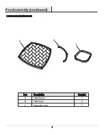 Preview for 4 page of HAMPTON BAY BELCOURT D11334-TS Use And Care Manual