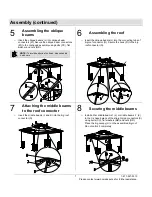 Предварительный просмотр 7 страницы HAMPTON BAY BELCOURT L-GZ472PST-C-A Use And Care Manual