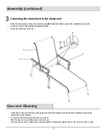 Предварительный просмотр 6 страницы HAMPTON BAY BELLEVILLE CHAISE FLS80132 Use And Care Manual