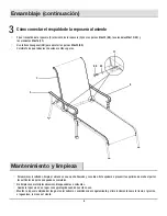 Предварительный просмотр 13 страницы HAMPTON BAY BELLEVILLE CHAISE FLS80132 Use And Care Manual