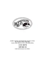 Preview for 20 page of HAMPTON BAY BELLEVILLE FCS80198ST Use And Care Manual