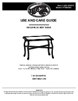 HAMPTON BAY BELLEVILLE FTS80584 Use And Care Manual preview