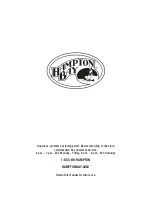 Preview for 8 page of HAMPTON BAY BELLEVILLE YJAUC-171-ST-1 Use And Care Manual