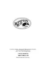 Preview for 14 page of HAMPTON BAY BEVERLY 55-510233 Use And Care Manual