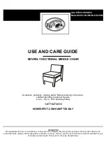 Preview for 1 page of HAMPTON BAY BEVERLY 65-510233M Use And Care Manual