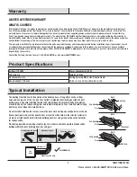 Предварительный просмотр 3 страницы HAMPTON BAY BPT18-34A-5 Use And Care Manual