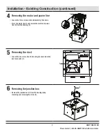 Предварительный просмотр 9 страницы HAMPTON BAY BPT18-34A-5 Use And Care Manual