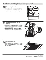 Предварительный просмотр 11 страницы HAMPTON BAY BPT18-34A-5 Use And Care Manual