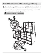 Предварительный просмотр 12 страницы HAMPTON BAY Brook Wicker Sectional 2018 Use And Care Manual