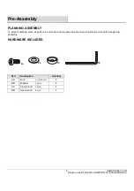 Preview for 3 page of HAMPTON BAY CAMBRIDGE COFFEE TABLE Use And Care Manual