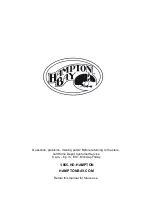 Preview for 7 page of HAMPTON BAY CAMBRIDGE COFFEE TABLE Use And Care Manual