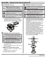 Предварительный просмотр 9 страницы HAMPTON BAY CAMPBELL Use And Care Manual