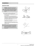 Preview for 7 page of HAMPTON BAY CAPRICE SW19151R MWH Use And Care Manual