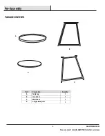 Preview for 4 page of HAMPTON BAY CAYMAN BISTRO TABLE Use And Care Manual