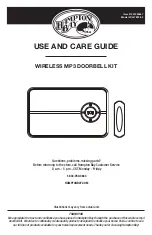 HAMPTON BAY CH-7830-03 Use And Care Manual preview