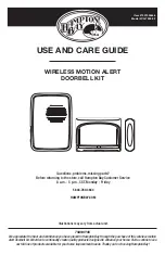 HAMPTON BAY CH-7903-02 Use And Care Manual предпросмотр