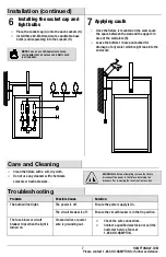 Предварительный просмотр 7 страницы HAMPTON BAY CHARLOTTE LDR1603AX-01 Use And Care Manual