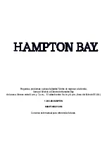 Предварительный просмотр 16 страницы HAMPTON BAY CHARLOTTE LDR1603AX-01 Use And Care Manual