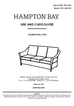 HAMPTON BAY CHASEWOOD 725.1466.000 Use And Care Manual preview