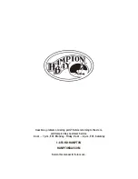 Preview for 18 page of HAMPTON BAY CHRISTY GFS00470C Use And Care Manual