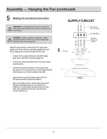 Предварительный просмотр 10 страницы HAMPTON BAY CLARET Use And Care Manual