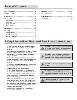 Preview for 2 page of HAMPTON BAY CLARKSTON CF544H-PEH Use And Care Manual