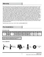 Preview for 3 page of HAMPTON BAY CLARKSTON CF544H-PEH Use And Care Manual