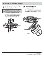 Preview for 7 page of HAMPTON BAY CLARKSTON CF544H-PEH Use And Care Manual