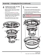 Preview for 9 page of HAMPTON BAY CLARKSTON CF544H-PEH Use And Care Manual