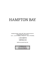 Preview for 8 page of HAMPTON BAY CLOVER BROOK FRS50468-ST Use And Care Manual