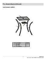 Preview for 5 page of HAMPTON BAY COOPERSMITH 3-PIECE HIGH DINING SET... Use And Care Manual