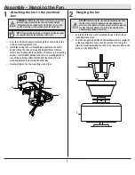 Предварительный просмотр 8 страницы HAMPTON BAY CORWIN 56050 Use And Care Manual