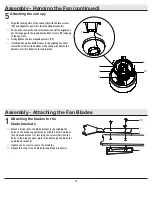 Предварительный просмотр 10 страницы HAMPTON BAY CORWIN 56050 Use And Care Manual