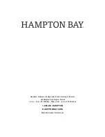 Предварительный просмотр 14 страницы HAMPTON BAY CORWIN 56050 Use And Care Manual