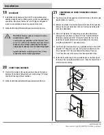 Preview for 20 page of HAMPTON BAY Courtland Shaker Cabinetry Installation Manual