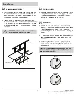 Preview for 21 page of HAMPTON BAY Courtland Shaker Cabinetry Installation Manual