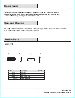 Preview for 5 page of HAMPTON BAY COVINA AS-J-252-3NR/7D Use And Care Manual