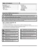 Preview for 2 page of HAMPTON BAY CRESTRIDGE 3PC STEEL SLING STATIONARY BALCONY... Use And Care Manual