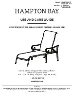 Preview for 1 page of HAMPTON BAY CRESTRIDGE FLS60438 Use And Care Manual