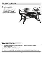 Preview for 6 page of HAMPTON BAY CRESTRIDGE FTS61215 Use And Care Manual