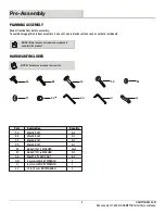 Preview for 3 page of HAMPTON BAY Crestridge Padded Sling Glider RTS019N Use And Care Manual