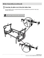 Preview for 7 page of HAMPTON BAY Crestridge Padded Sling Glider RTS019N Use And Care Manual