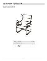 Preview for 4 page of HAMPTON BAY Crestridge Padded Sling Lounge Chair Conley Denim 2-Pack... Use And Care Manual