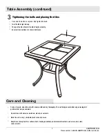 Предварительный просмотр 7 страницы HAMPTON BAY Crestridge TCS20SN Use And Care Manual